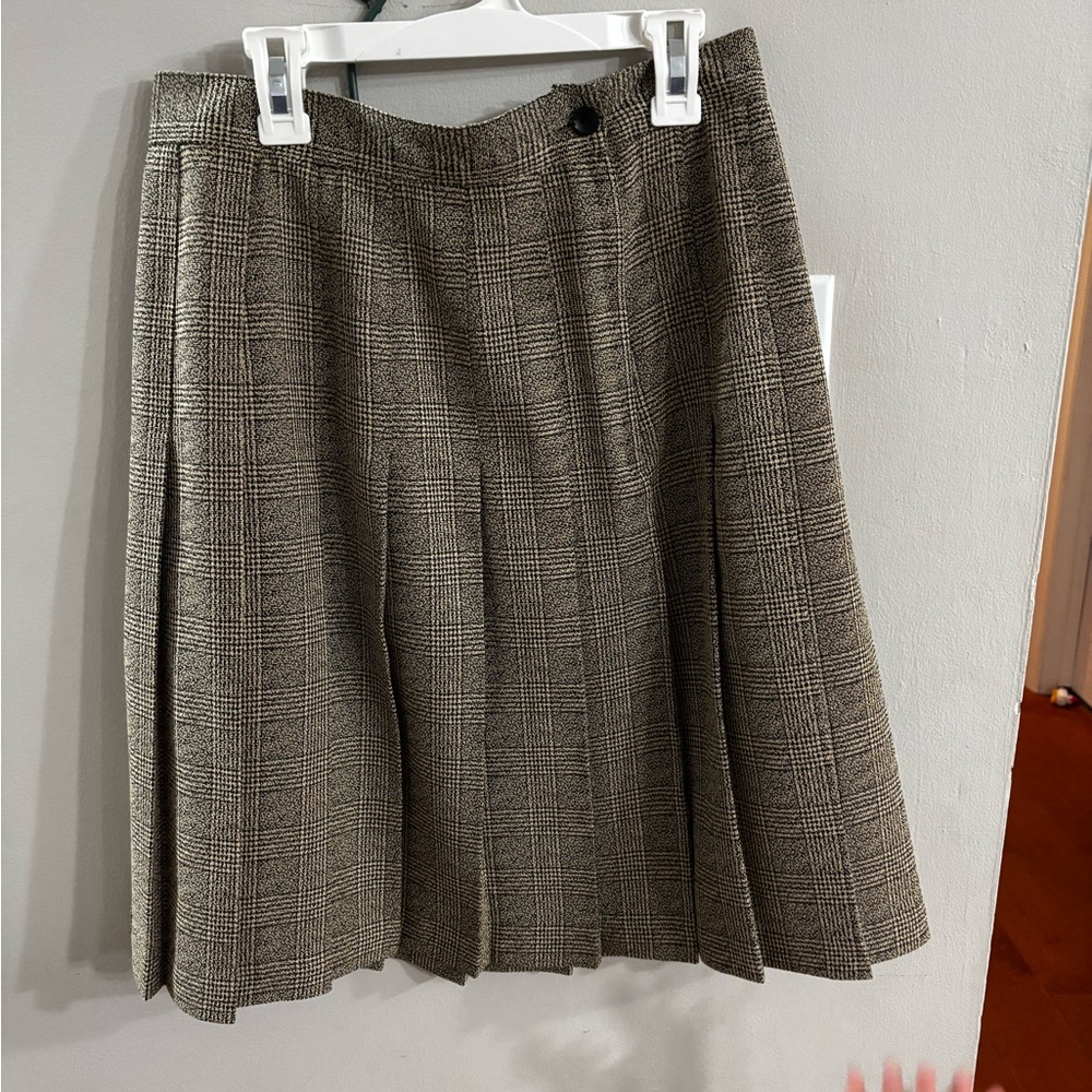 Toni Garment Vintage Classic Plaid Pleated Skirt Size 10